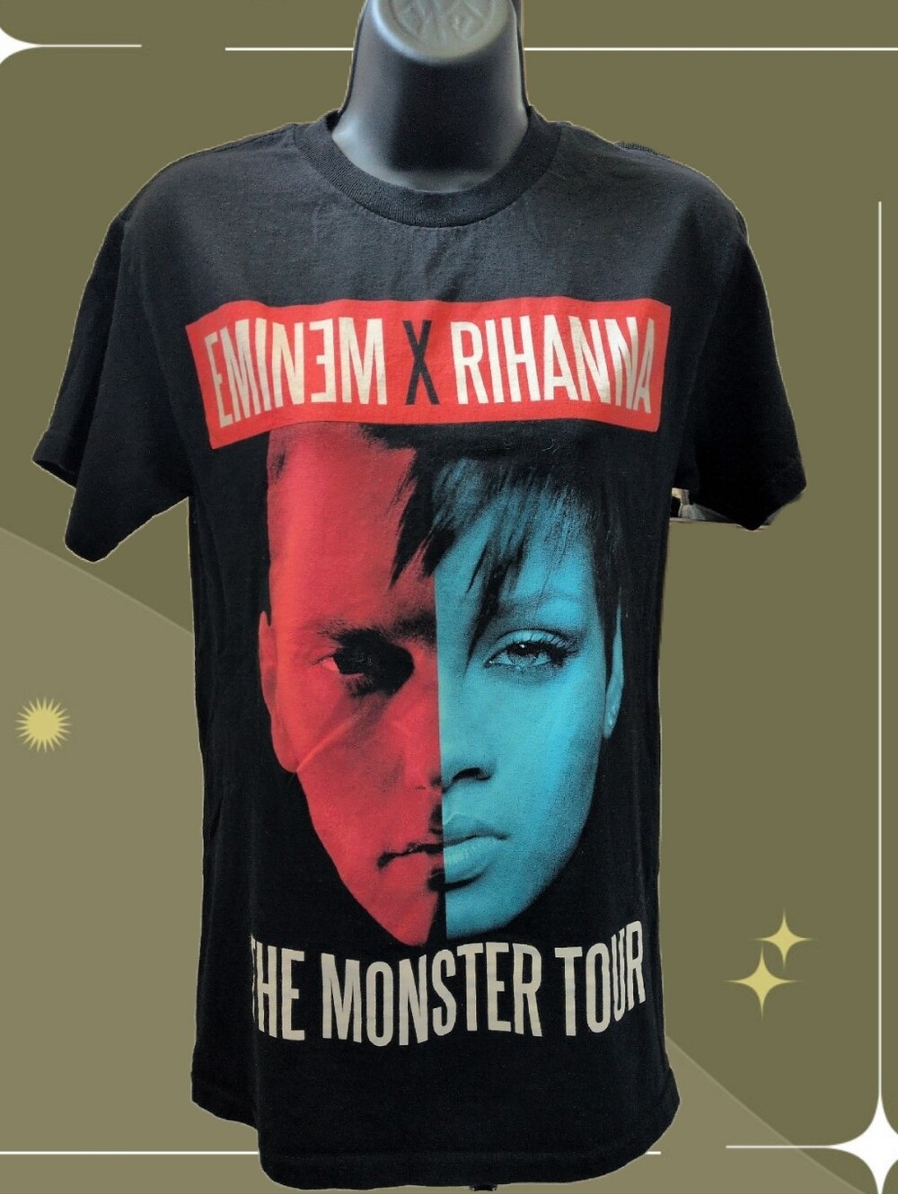 ✨ Eminem X Rihanna The Monster Tour Shirt Size S